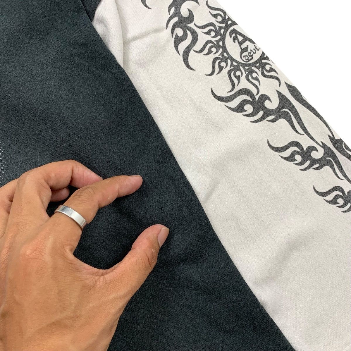 If Six Was Nine × Japanese Brand × Le Grande Bleu (L.G.B.) Angel Devil Poem Double Layerd GOA LGB Style Size US L / EU 52-54 / 3 - 8 Thumbnail