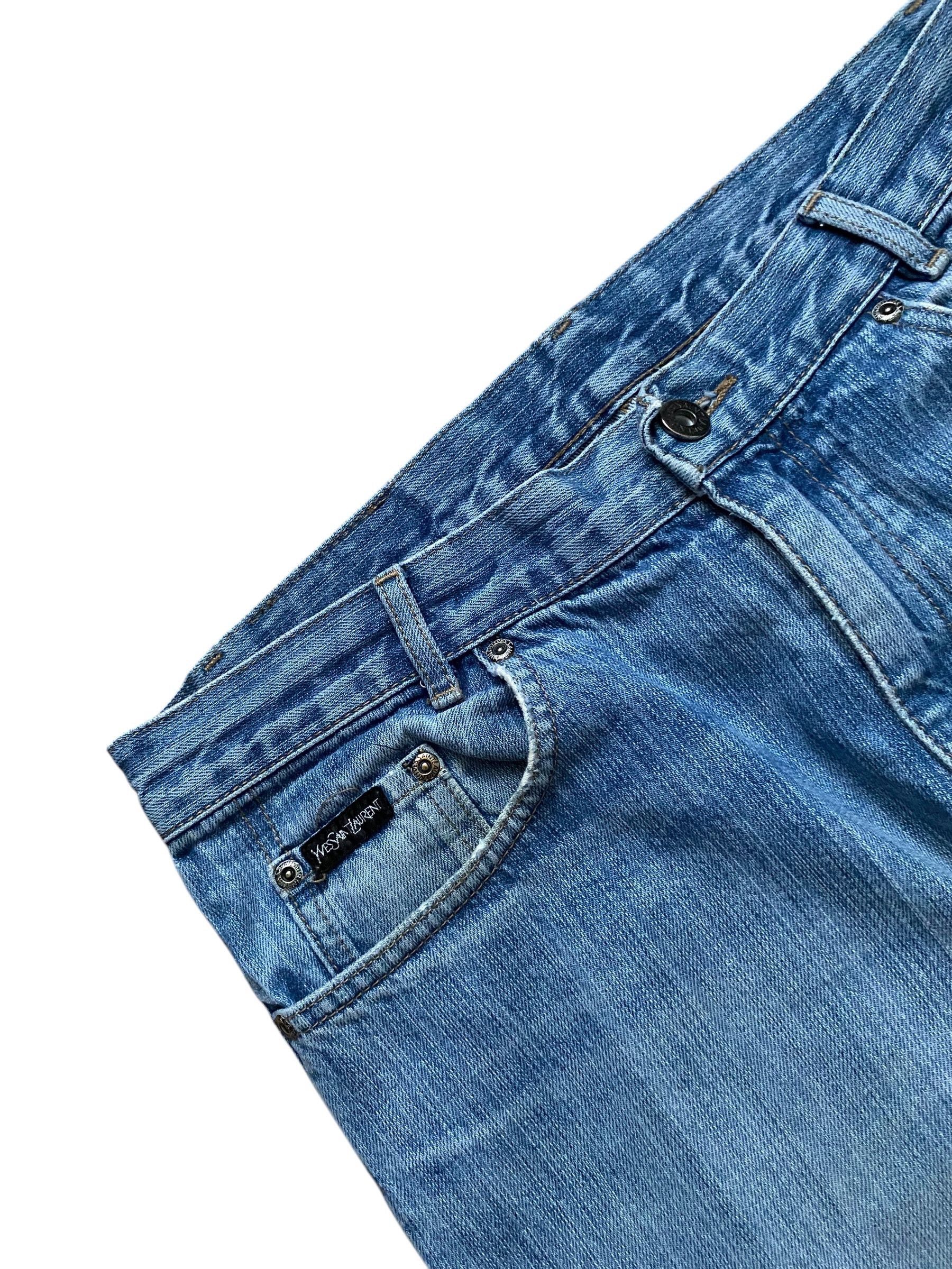 Designer × Vintage × Yves Saint Laurent Yves Saint Laurent vintage jeans Size US 32 / EU 48 - 4 Thumbnail