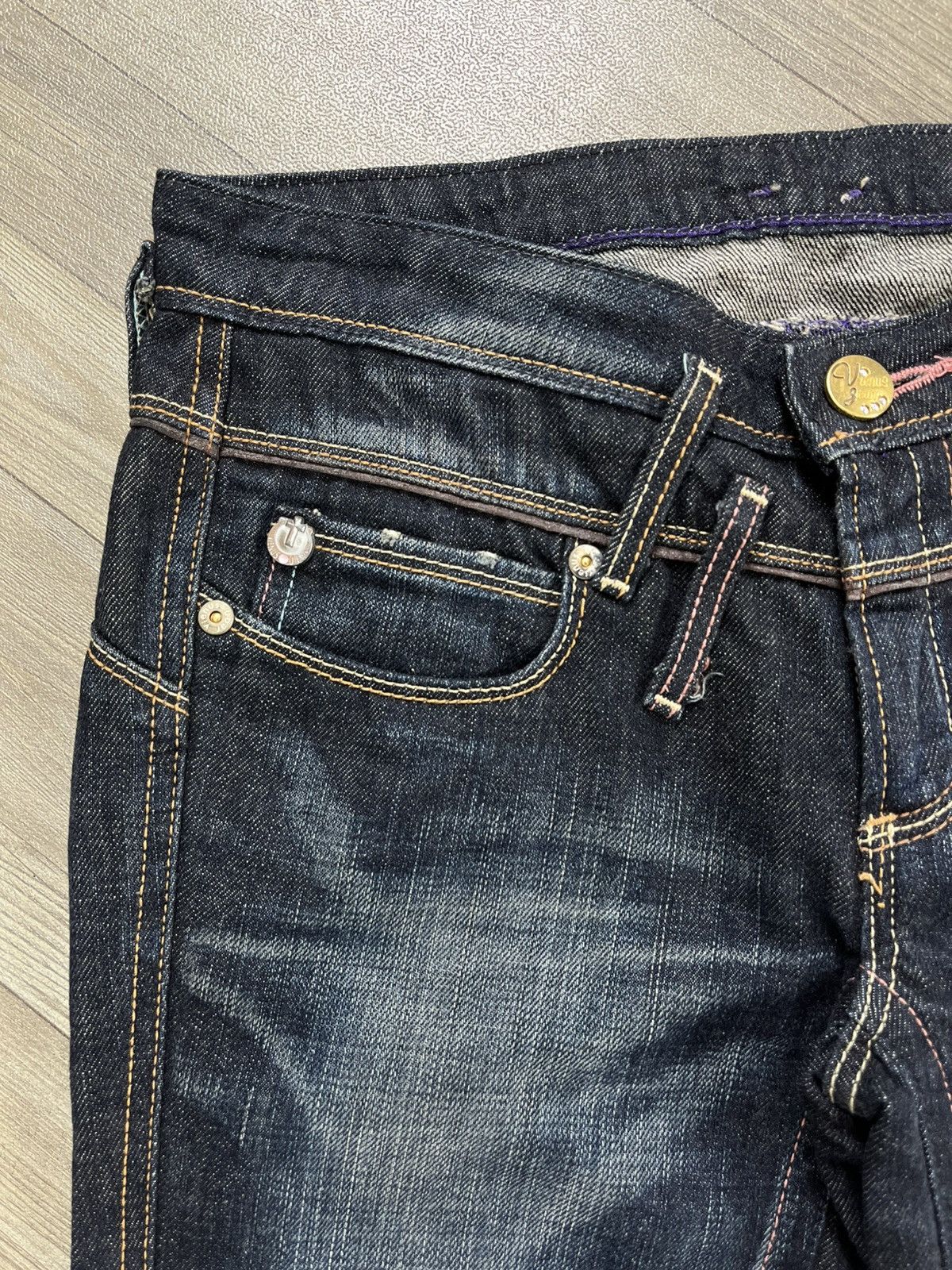 Japanese Brand Y2K Something Edwin Faded Bootcut Flared Jeans Lgb Style Size US 27 - 5 Thumbnail