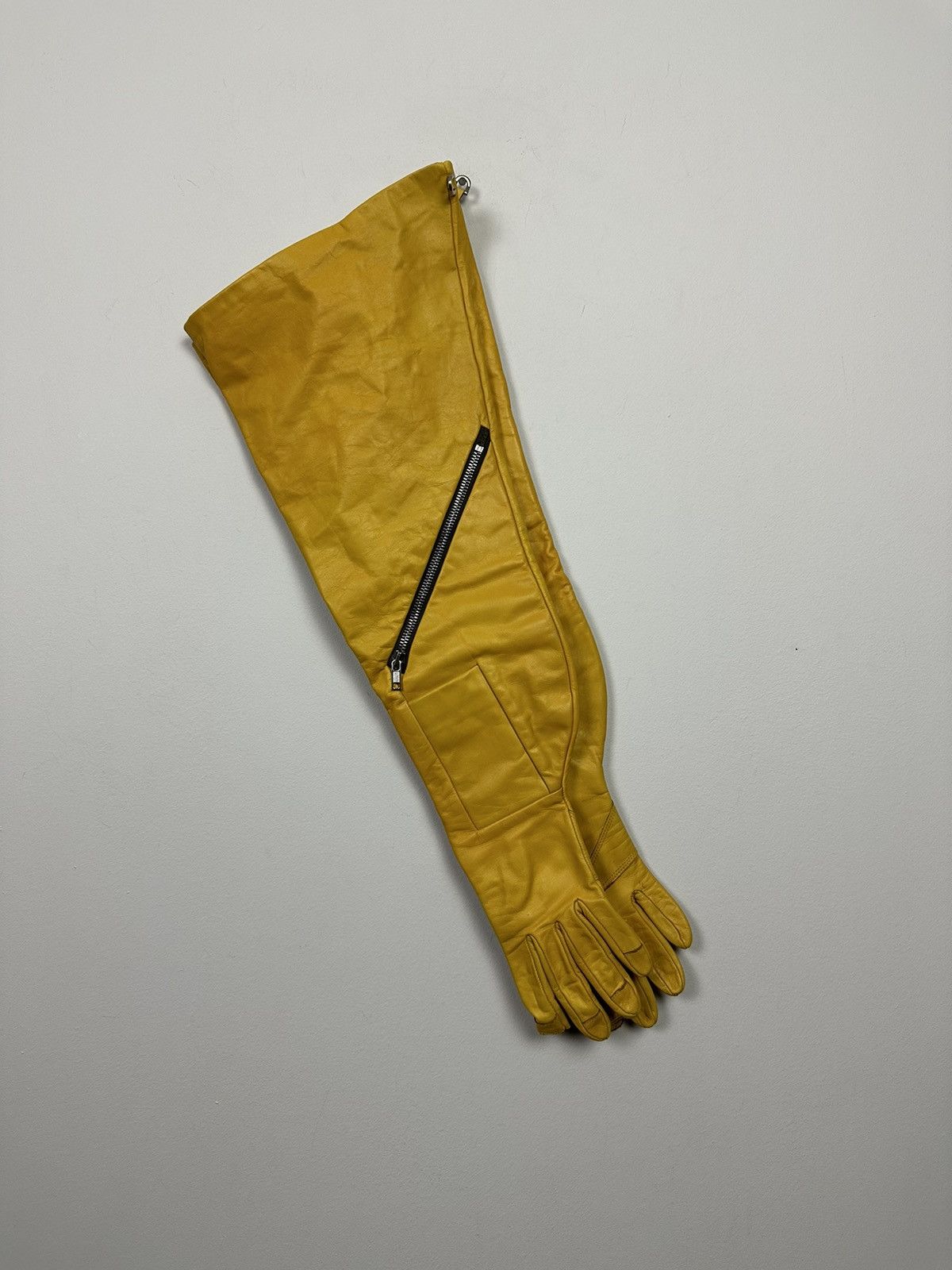 Rick owens STROBE 22AW レザーグローブ Rick Owens レザーグローブ | ブラック | FARFETCH JP