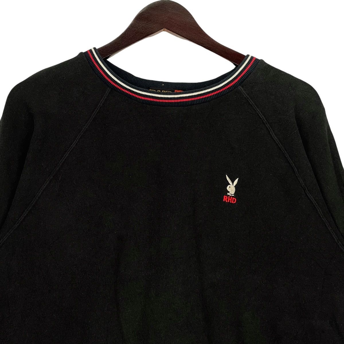 Playboy × Vintage Vintage Playboy Crewneck Sweatshirt Black Sweater Pullover Size US M / EU 48-50 / 2 - 4 Thumbnail