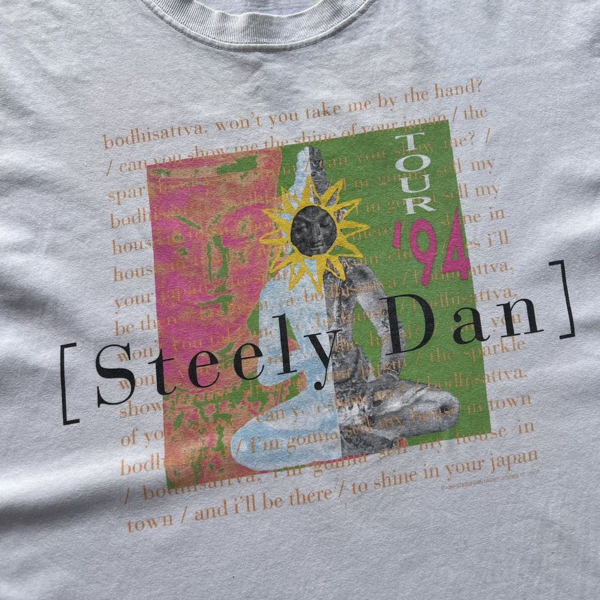 Band Tees VTG 1994 Steely Dan Band Tee Shirt Tour Summer Boddhisatva Size US L / EU 52-54 / 3 - 3 Thumbnail