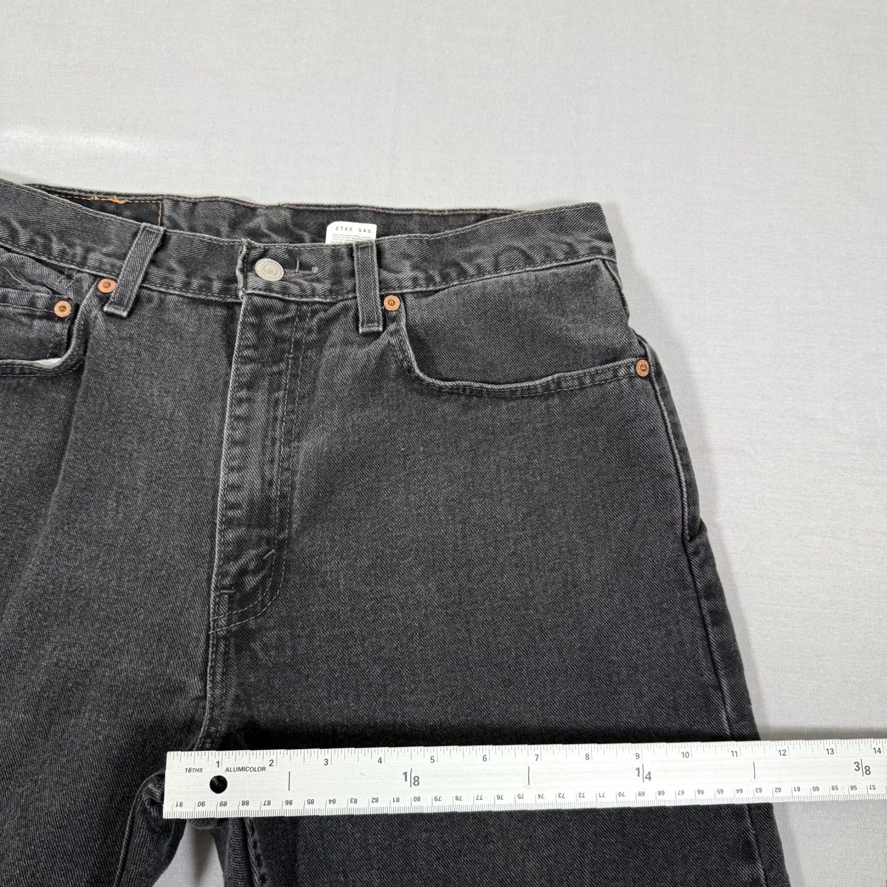 Levi's VINTAGE Levi's Jeans Men 32x34 Black 505 Straight Fit Denim Pants Western 90s Y2K Shirt Size US 32 / EU 48 - 7 Thumbnail