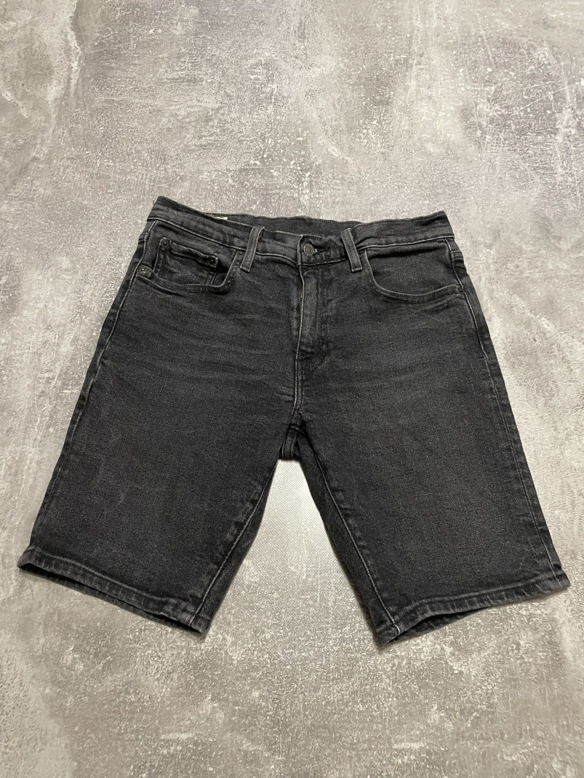 Levi's × Levi's Vintage Clothing Vintage Levis 502 Black Denim Jeans Shorts Size 30 Size US 30 / EU 46 - 2 Thumbnail