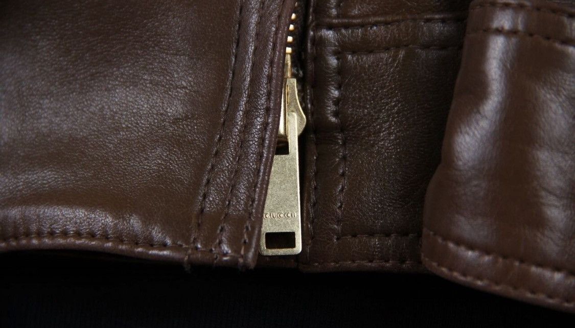 Gucci Gucci 2000s Assymetric Zip-Up Belt Waist Leather Jacket Size M / US 6-8 / IT 42-44 - 6 Thumbnail