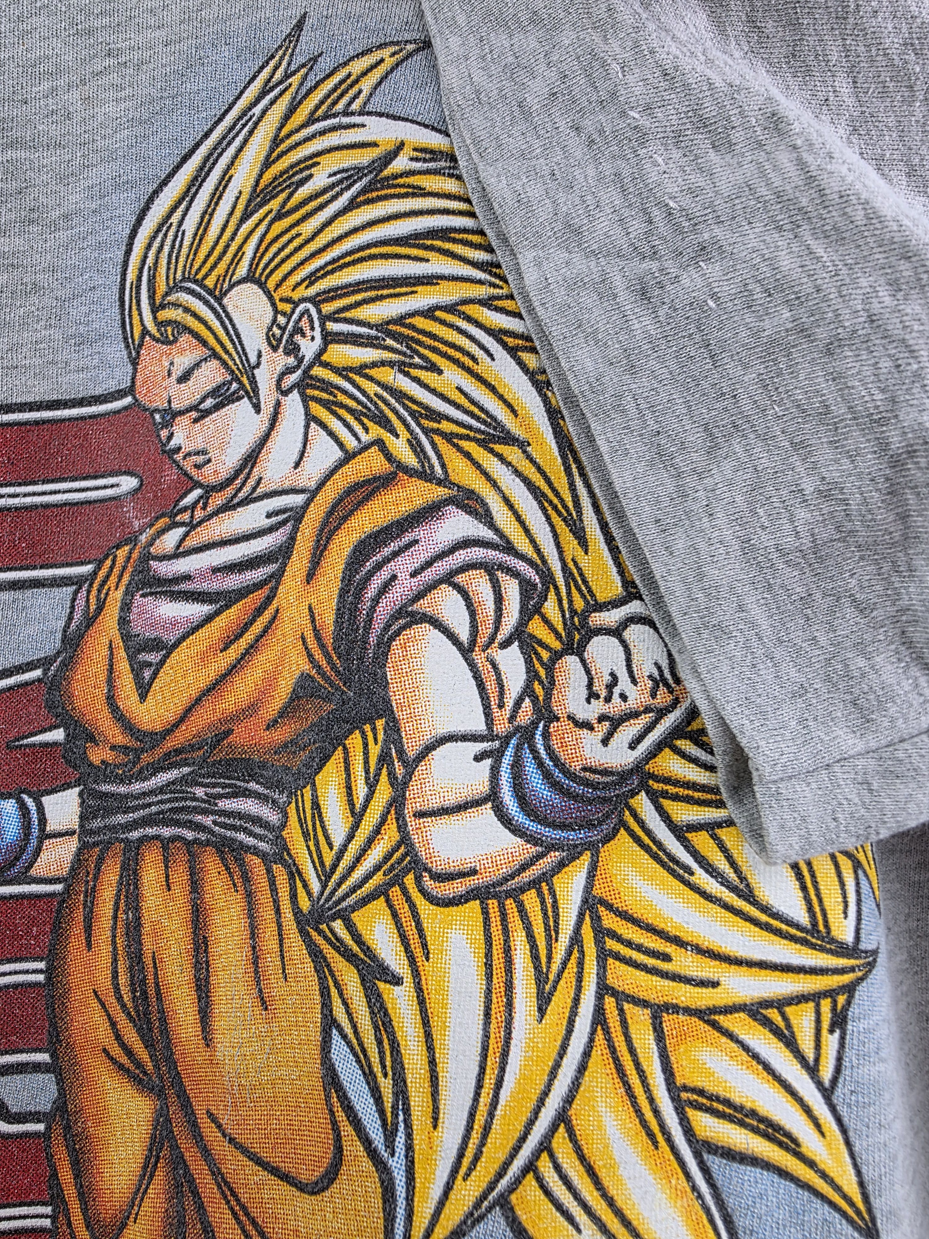 Anime × Vintage 90s Dragon Ball Z Goku Anime tee M 20.5" 28.5" Size US M / EU 48-50 / 2 - 4 Thumbnail