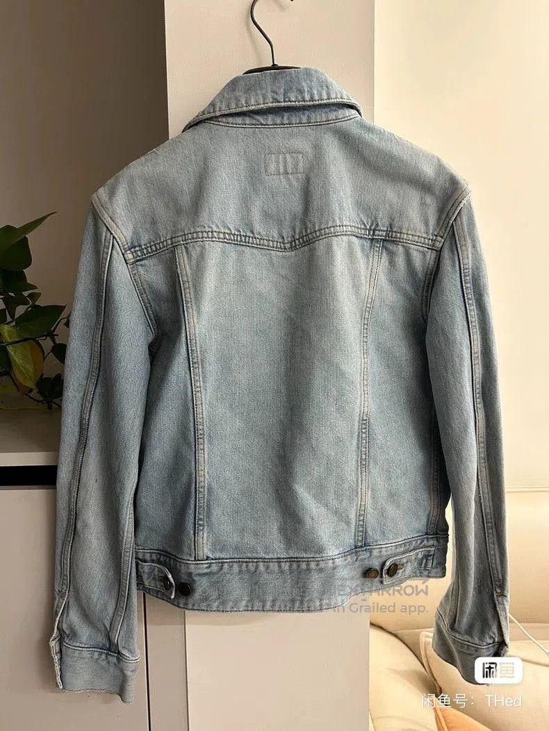 Saint Laurent Paris Saint Laurent Distressed Denim Jacket. Size US S / EU 44-46 / 1 - 3 Thumbnail