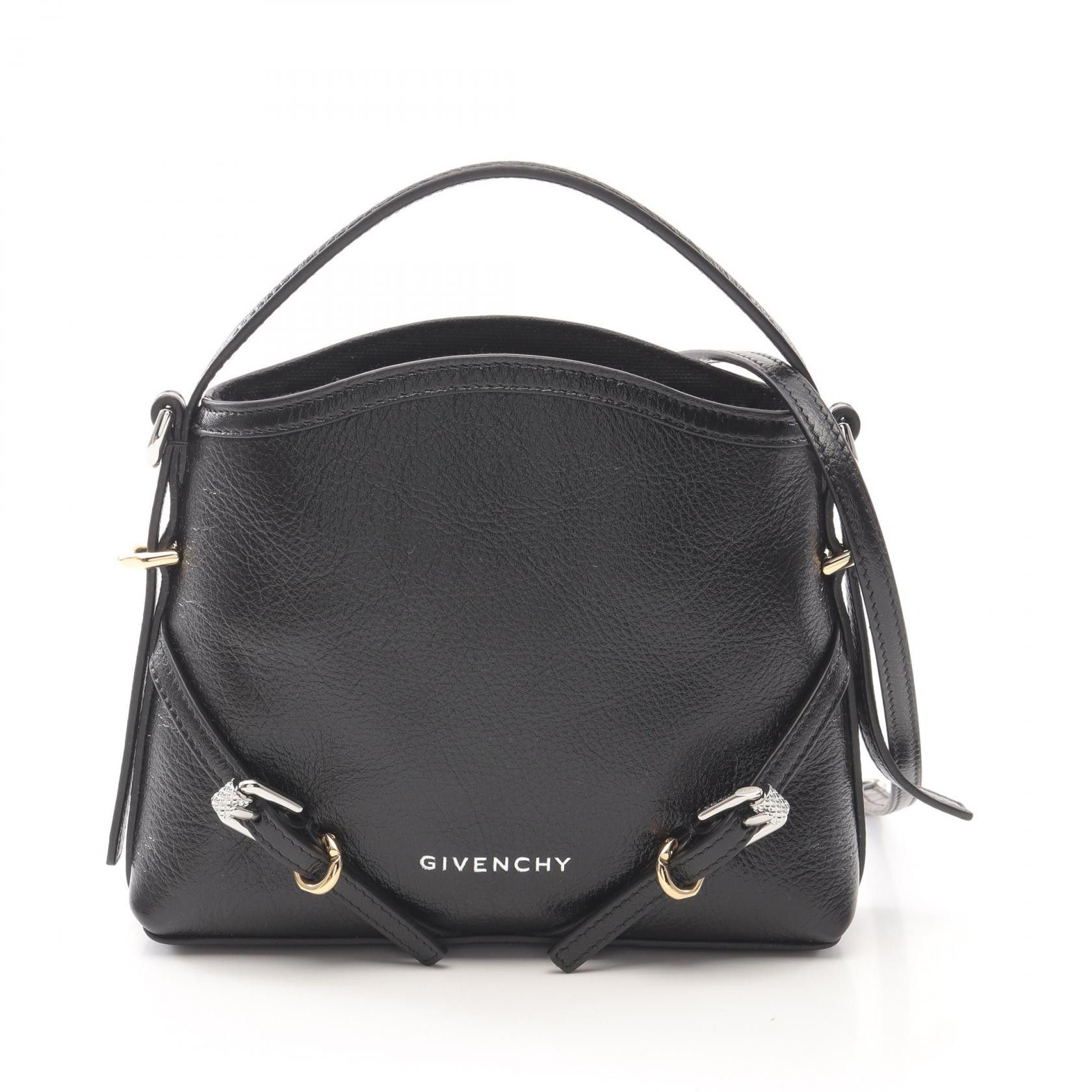 Givenchy Givenchy Givenchy Voyou Nano Calfskin Handbag Leather Handbag BB60NHB1Q7001 Size ONE SIZE - 1 Thumbnail