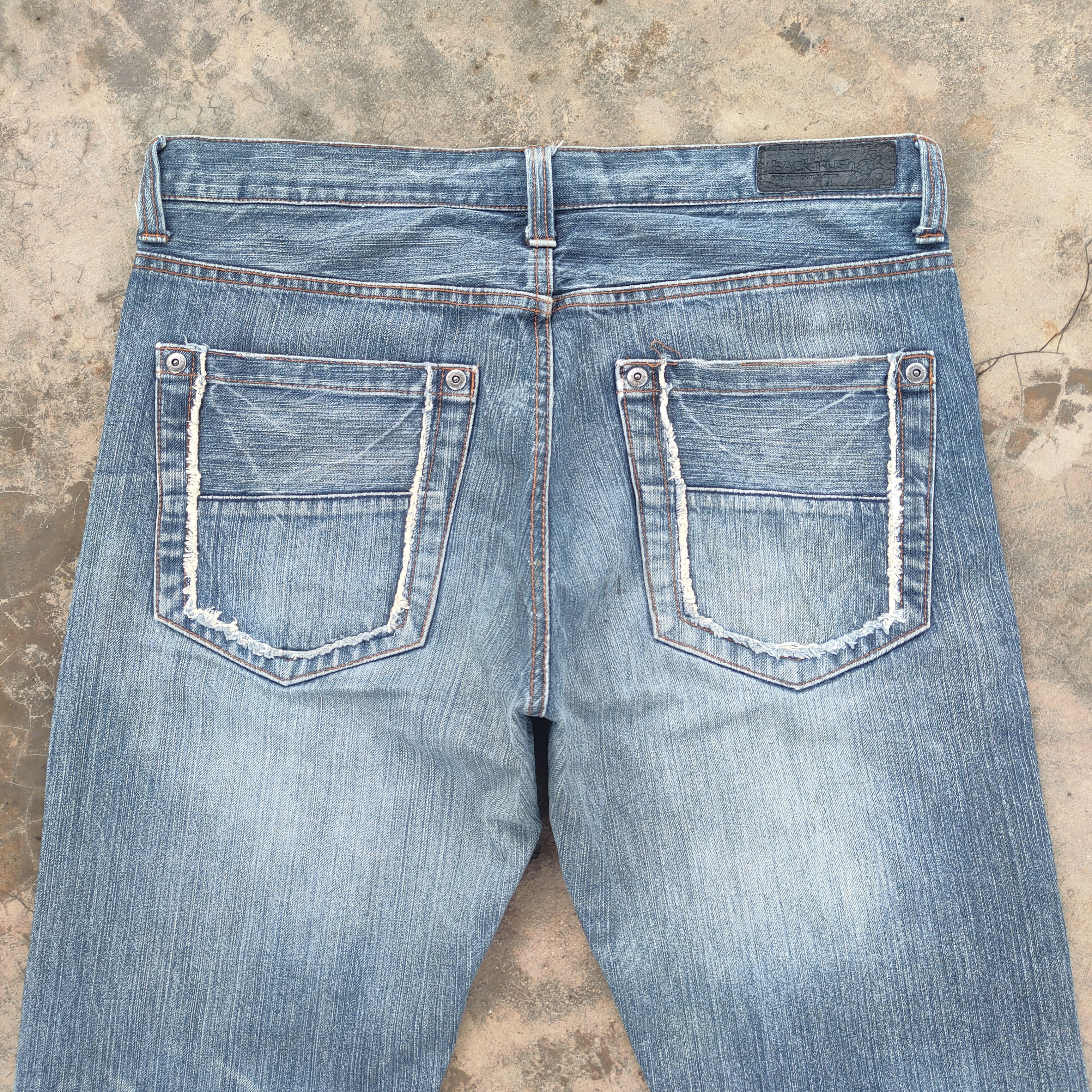 Black Label RARE! VINTAGE JAPANESE PATCHWORK JEANS DENIM PANTS Size US 36 / EU 52 - 10 Thumbnail