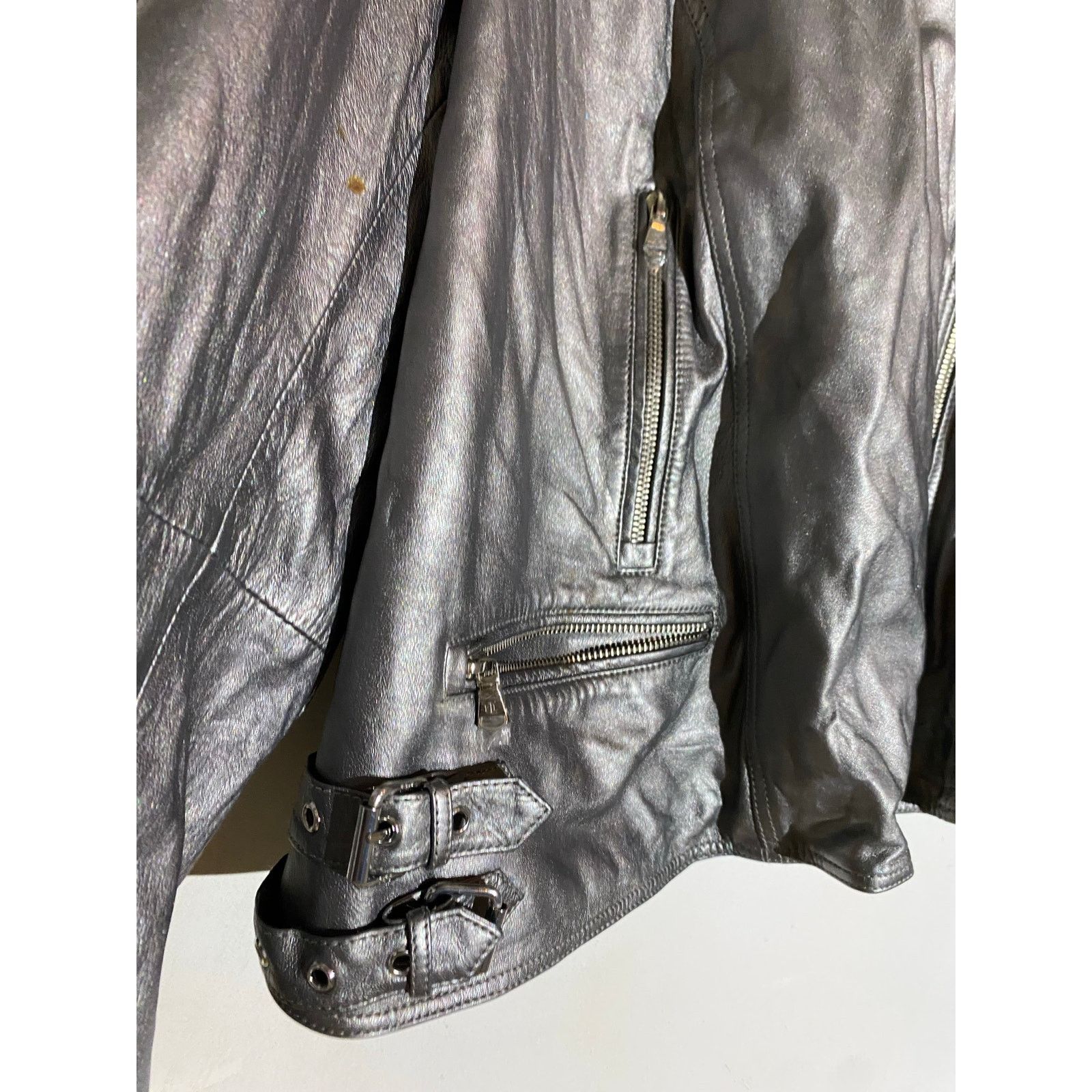 Lauren Ralph Lauren Lauren Ralph Lauren Metalic Moto Jacket Women's 3X NEW Size 3XL / US 20-22 - 10 Thumbnail