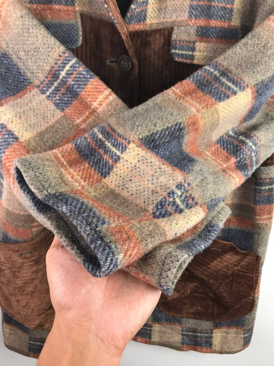 Japanese Brand × Vintage Vintage Wool Jacket Rare Design Size US L / EU 52-54 / 3 - 5 Thumbnail