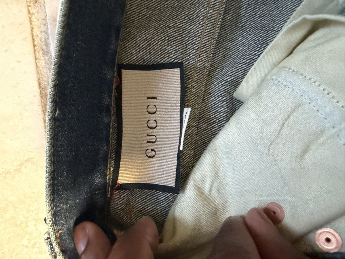 Gucci Gucci Interlocking G Frayed Edge Jeans Size US 32 / EU 48 - 4 Thumbnail