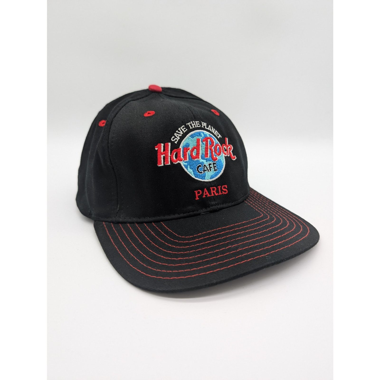 Hard Rock Cafe Hard Rock Cafe Paris Vintage black snapback hat cap Size ONE SIZE - 1 Thumbnail