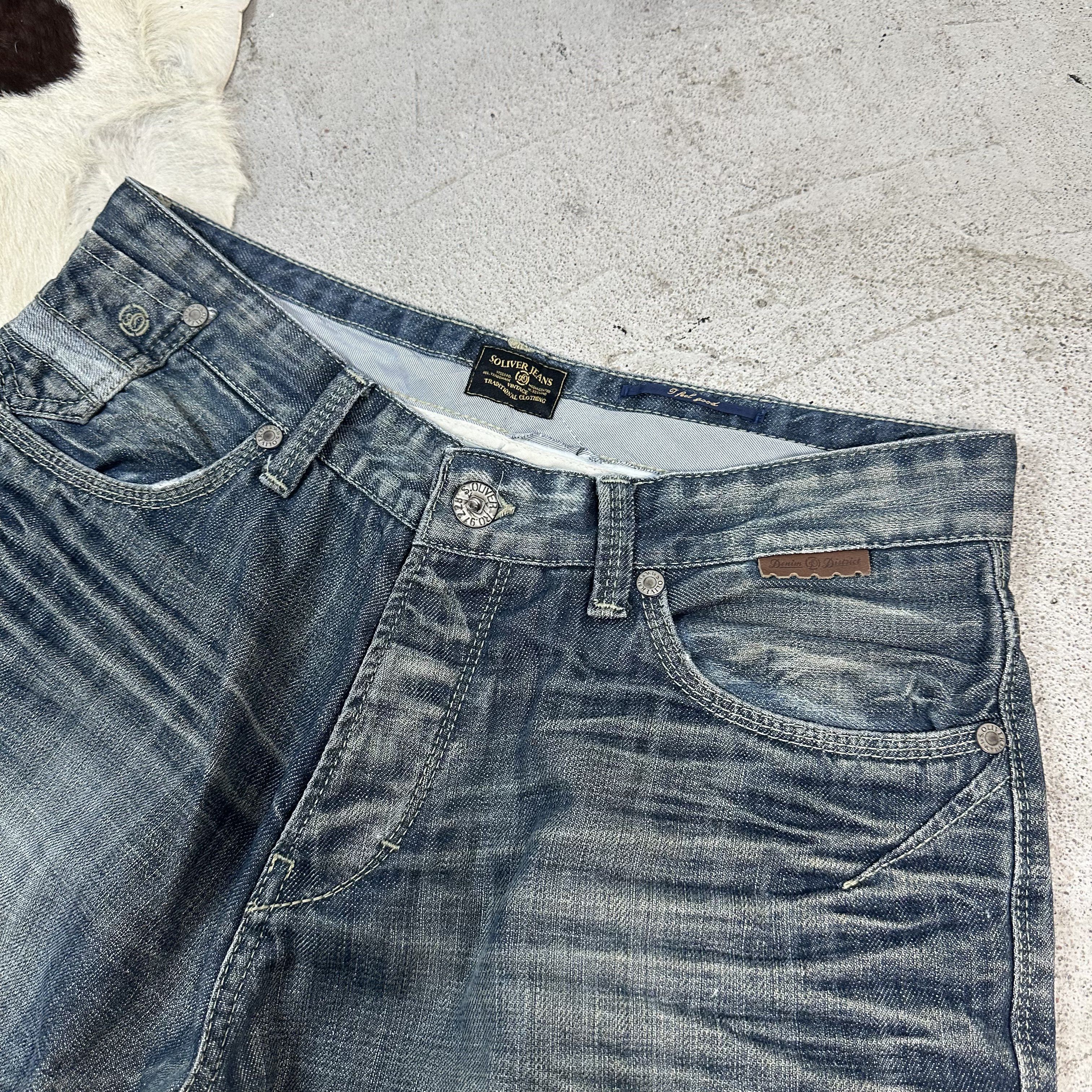 Vintage Vintage Archival Avant Garde Baggy Hip-hop Y2K Jeans Size US 34 / EU 50 - 2 Thumbnail