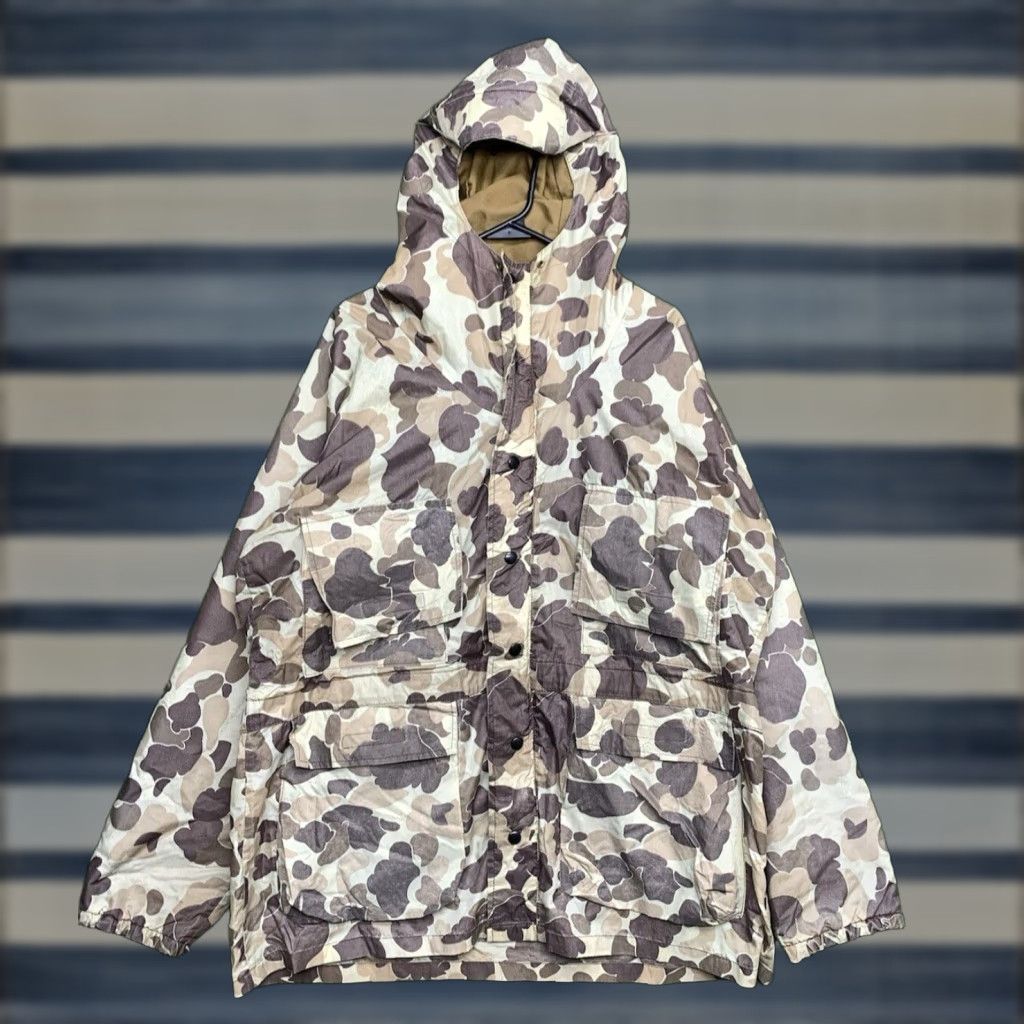 Vintage VINTAGE Columbia Gore-Tex Hunting Jacket Mens L Hooded Duck Camo Size US L / EU 52-54 / 3 - 1 Thumbnail