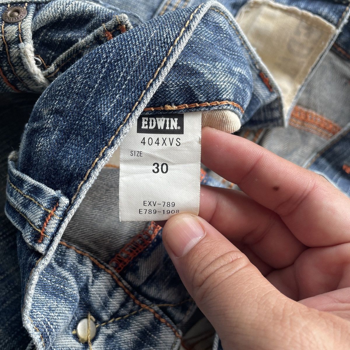 Edwin Vintage Edwin Xv-s Faded Jeans Pants Denim W31x33 Size US 31 - 9 Thumbnail