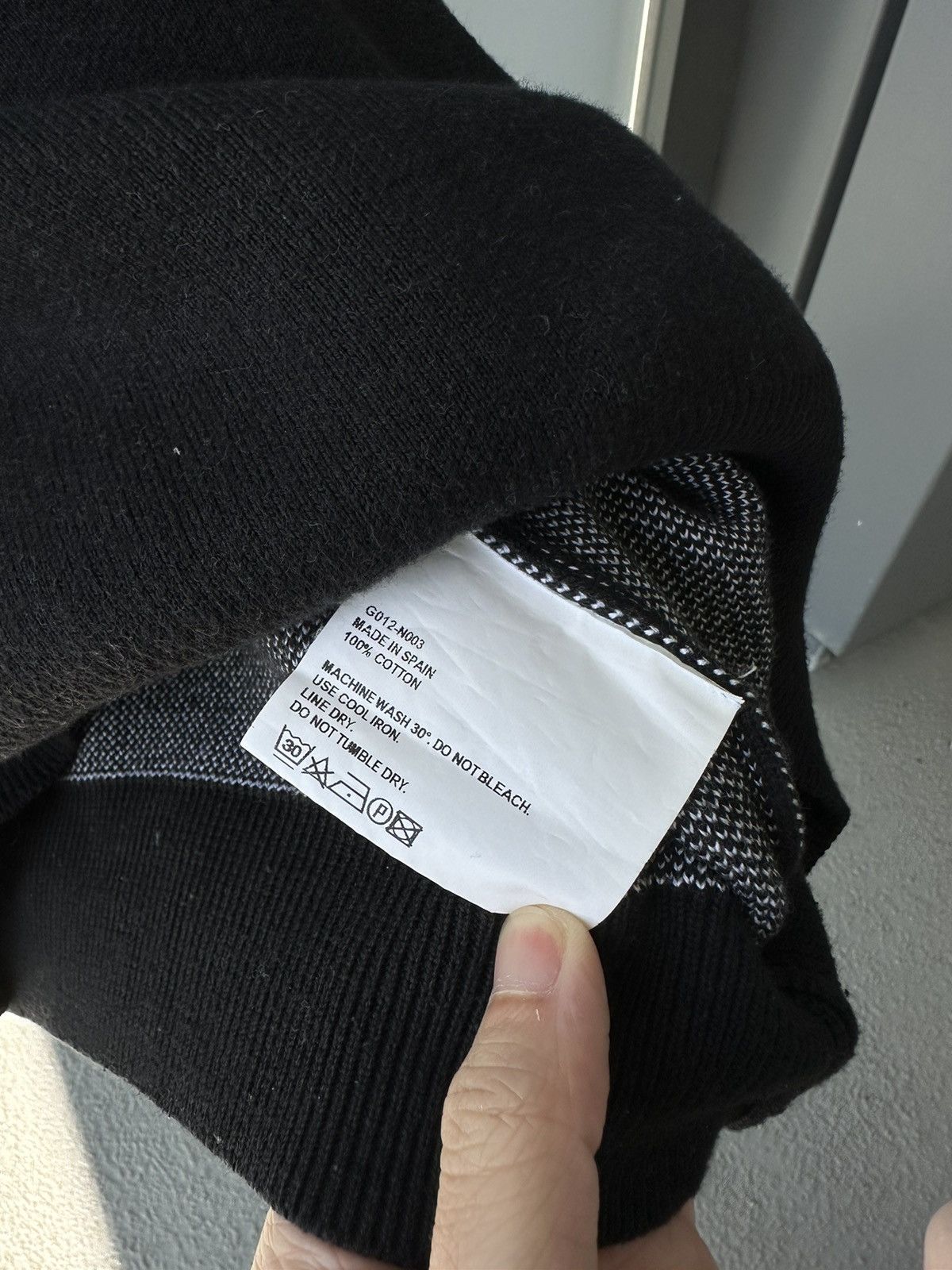 Gosha Rubchinskiy GOSHA RUBCHINSKIY DJ LOGO KNIT SWEATER Size US S / EU 44-46 / 1 - 5 Thumbnail