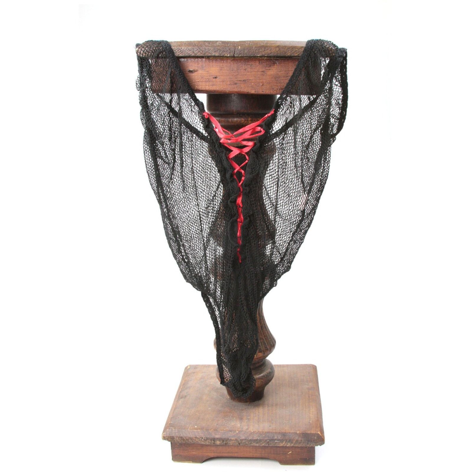 Other Vtg FISHNET Burlesque Boudoir Bodysuit OS Mesh Rave Festival Size ONE SIZE - 5 Thumbnail
