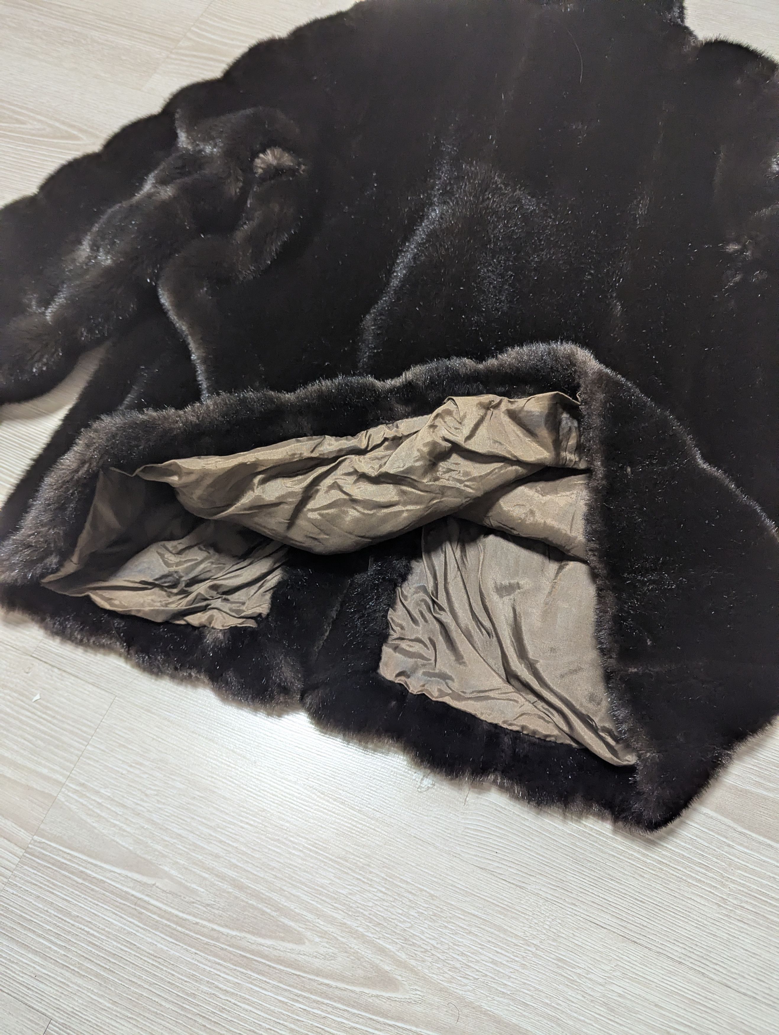Vintage Vintage Couture Helene Faux Fur Coat Brown Belgium Made Size L / US 10 / IT 46 - 9 Thumbnail