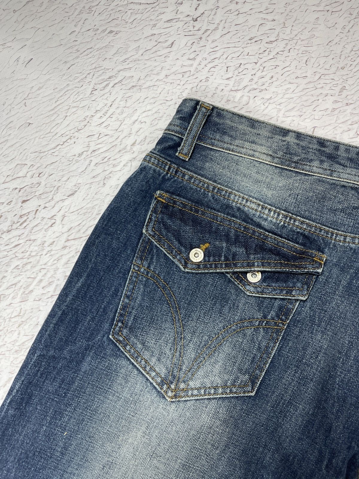 Dolce & Gabbana Dolce & Gabbana blue washed faded denim jeans pants Size US 38 / EU 54 - 20 Thumbnail
