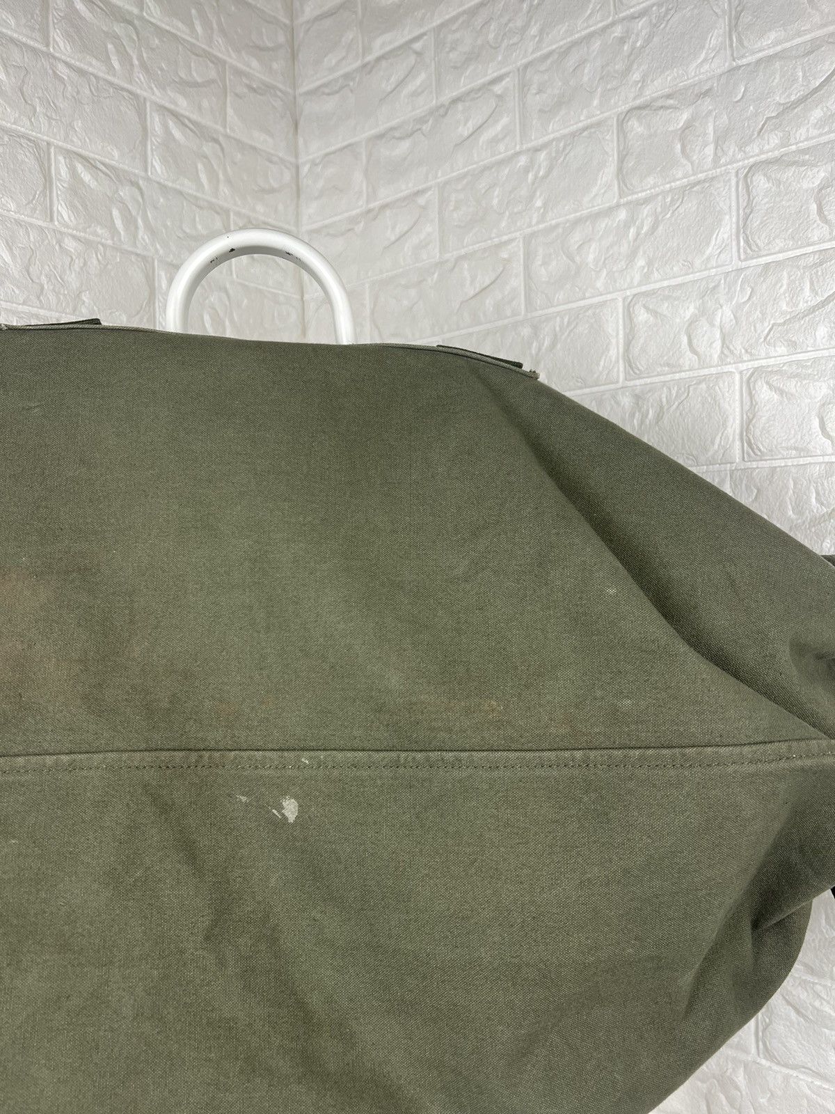 Vintage Vintage 1970s 70s US Military Canvas Bag Shoulder Strap Army Size ONE SIZE - 18 Thumbnail