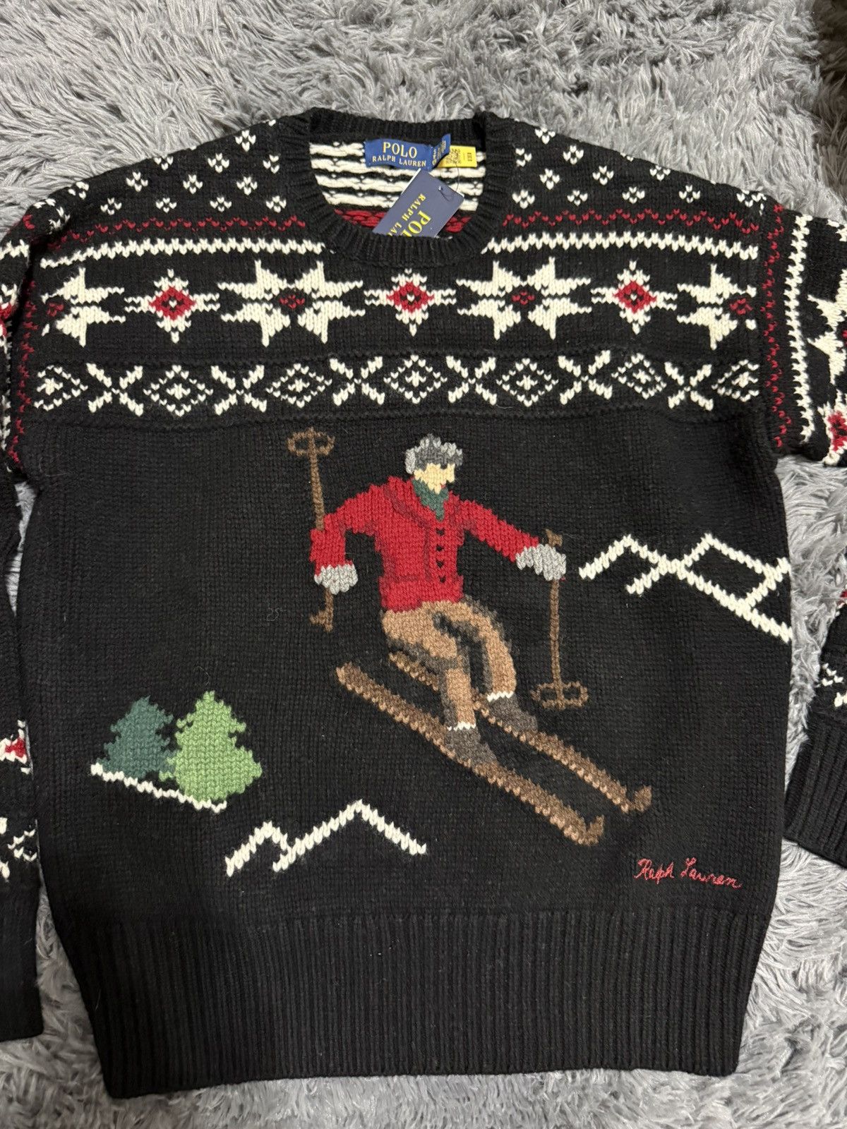 Polo Ralph Lauren Polo Ralph Lauren Wool Skier Sweater Size US S / EU 44-46 / 1 - 3 Thumbnail