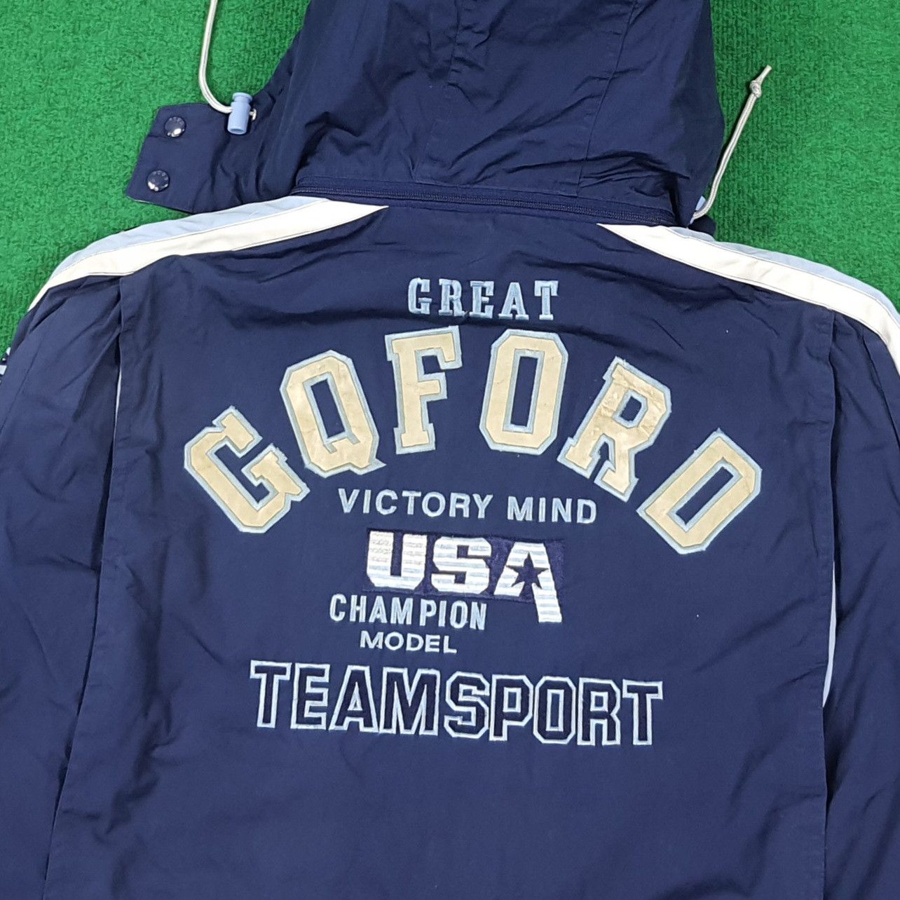 Vintage Vintage 90s GQford Club Team Sport Parka NYC Jacket C284N4 Size US L / EU 52-54 / 3 - 2 Thumbnail
