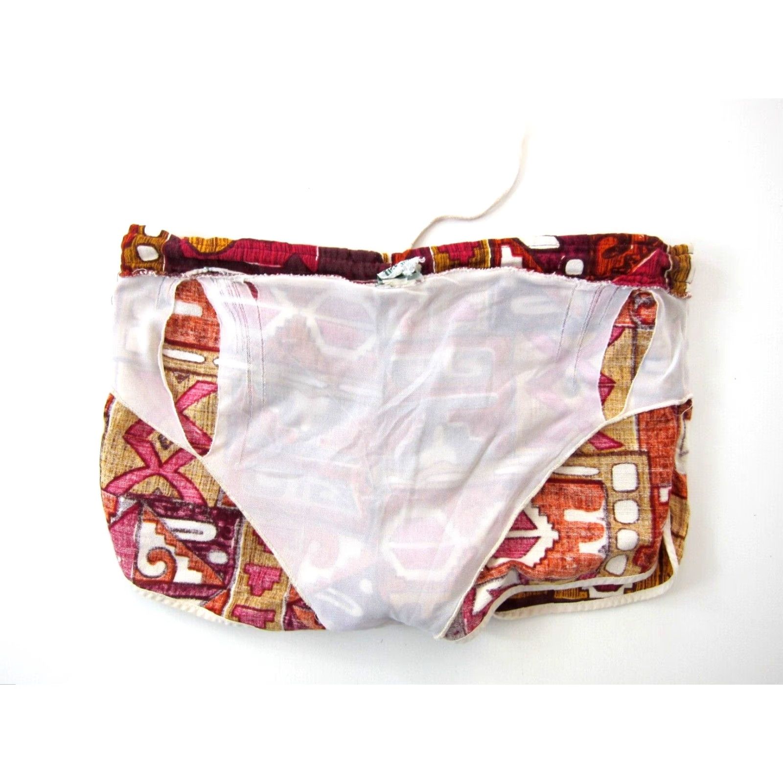 Pinko VINTAGE Sun Island Hawaii Pink Yellow Orange Low Rise Booty Short Women Small Size 28" / US 6 / IT 42 - 5 Thumbnail