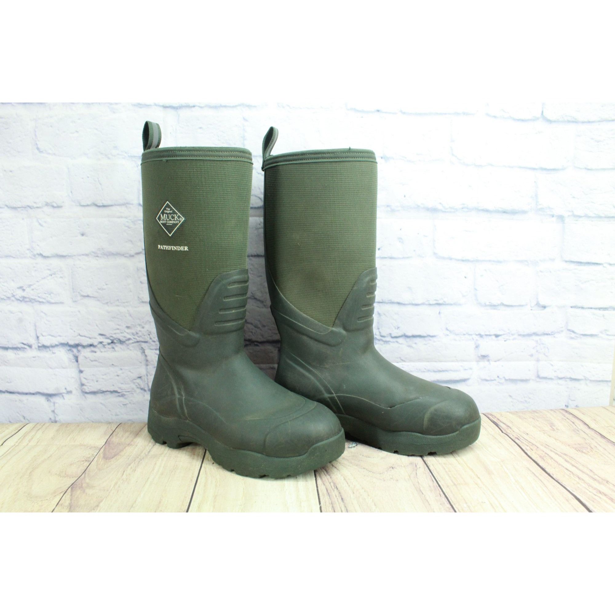 Other Muck Pathfinder Men's Green Rubber Waterproof Tall Boots Size US 7 / EU 40 - 3 Thumbnail