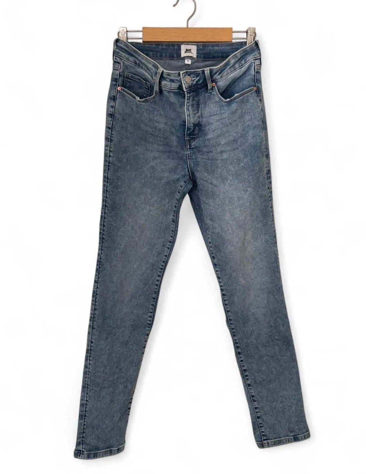 Other JUST JEANS SLIM STRAIGHT LEG BLUE DENIM JEANS Size 28" / US 6 / IT 42 - 1 Thumbnail