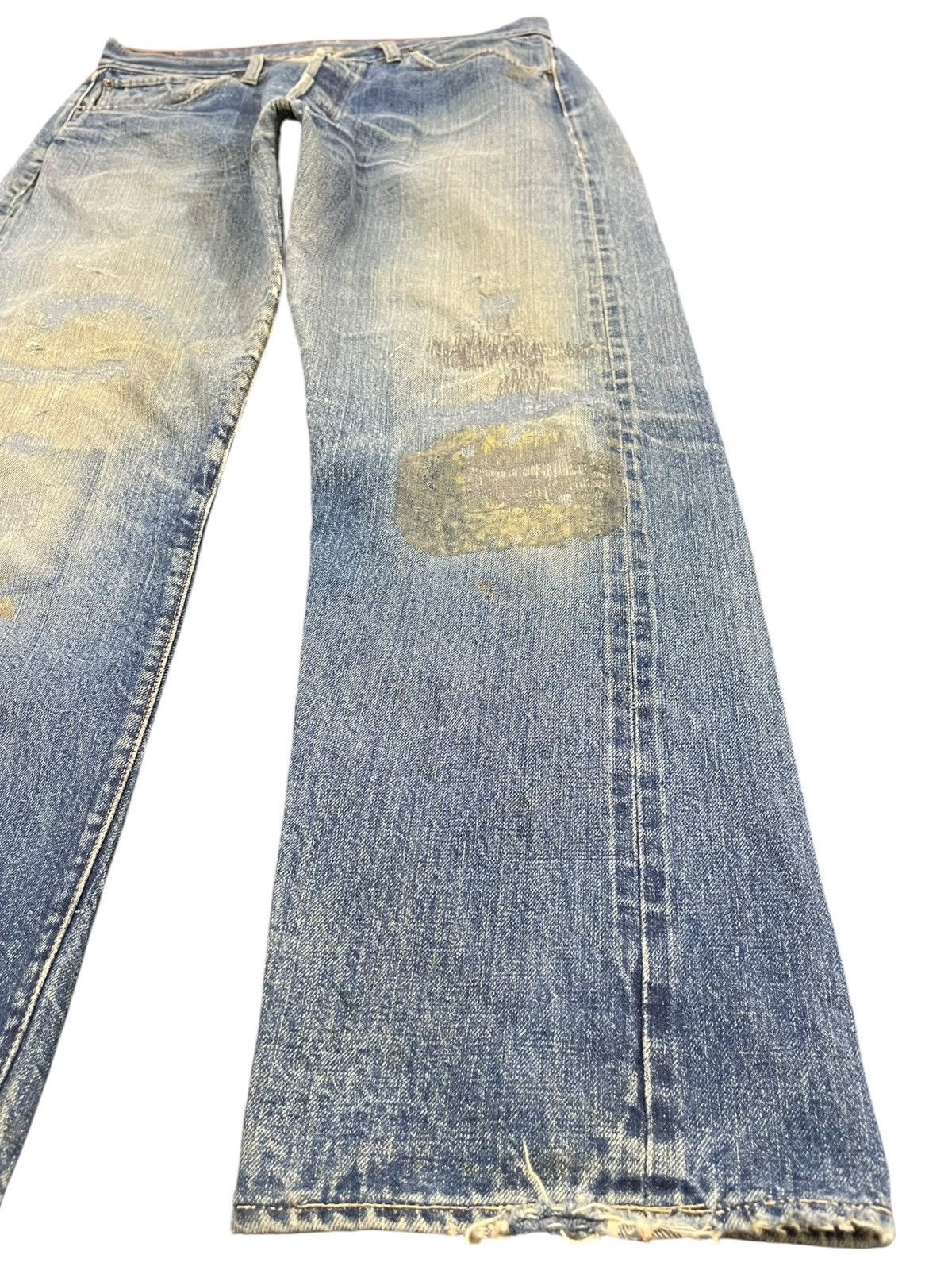Levi's Vintage 60’s Levi’s 501 Big E Stamp Button No.6 Selvedge Size US 33 - 4 Thumbnail