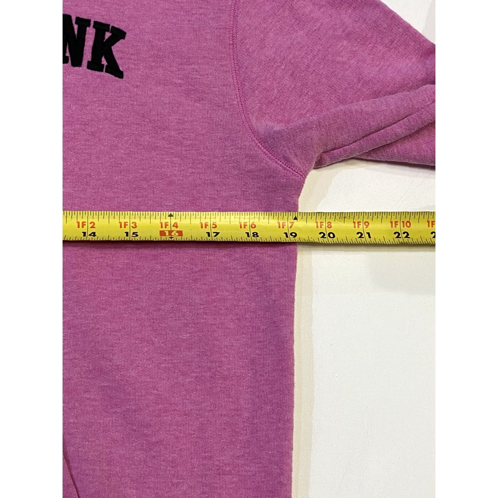 Pinko VS PINK 1/4 Zip Sweatshirt Womens Pink Long Sleeve Mock Pullover size Small Size S / US 4 / IT 40 - 3 Thumbnail