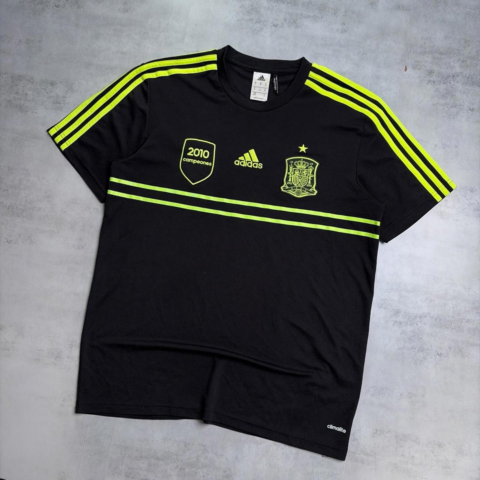 Adidas Y2K Adidas Spain 2010 World Cup Campeones Soccer Jersey Size US M / EU 48-50 / 2 - 2 Thumbnail