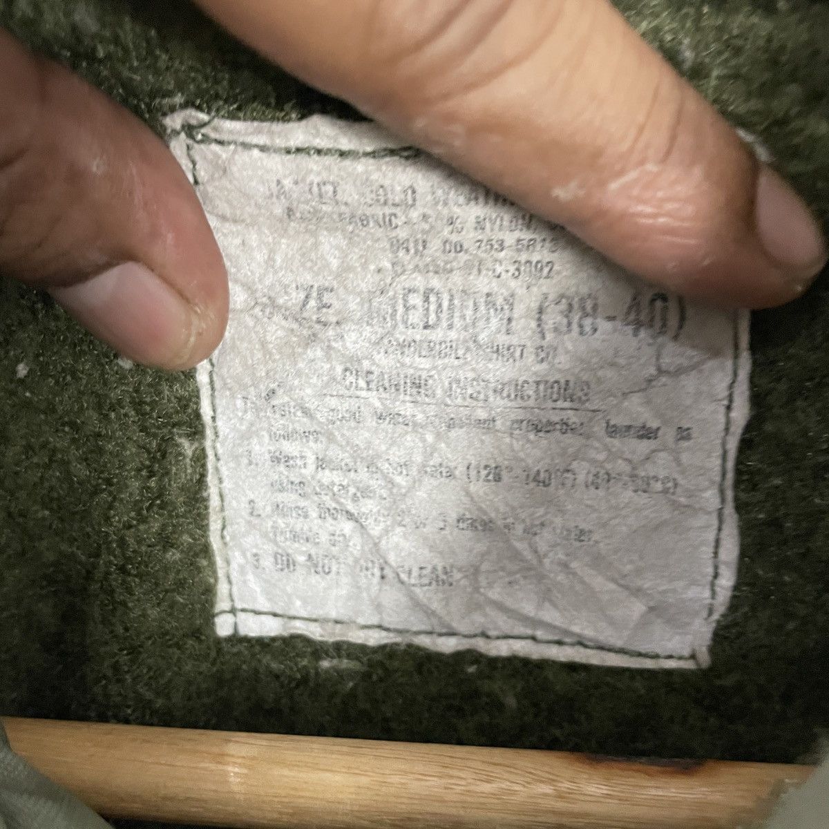 American Apparel Vintage 90s US Military Cold Weather Jacket OG DLA Issue Size US M / EU 48-50 / 2 - 7 Thumbnail