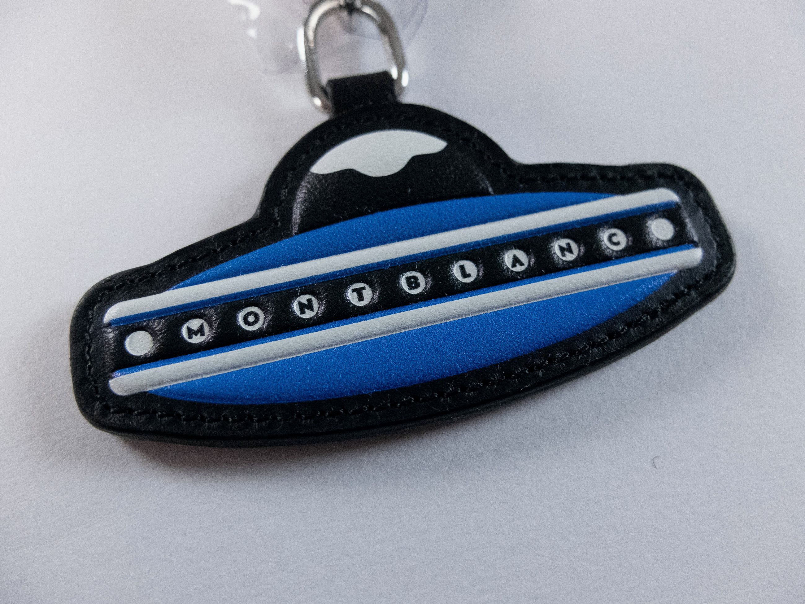 Montblanc MONTBLANC Meisterstück blue black UFO leather keyring q Size ONE SIZE - 3 Thumbnail