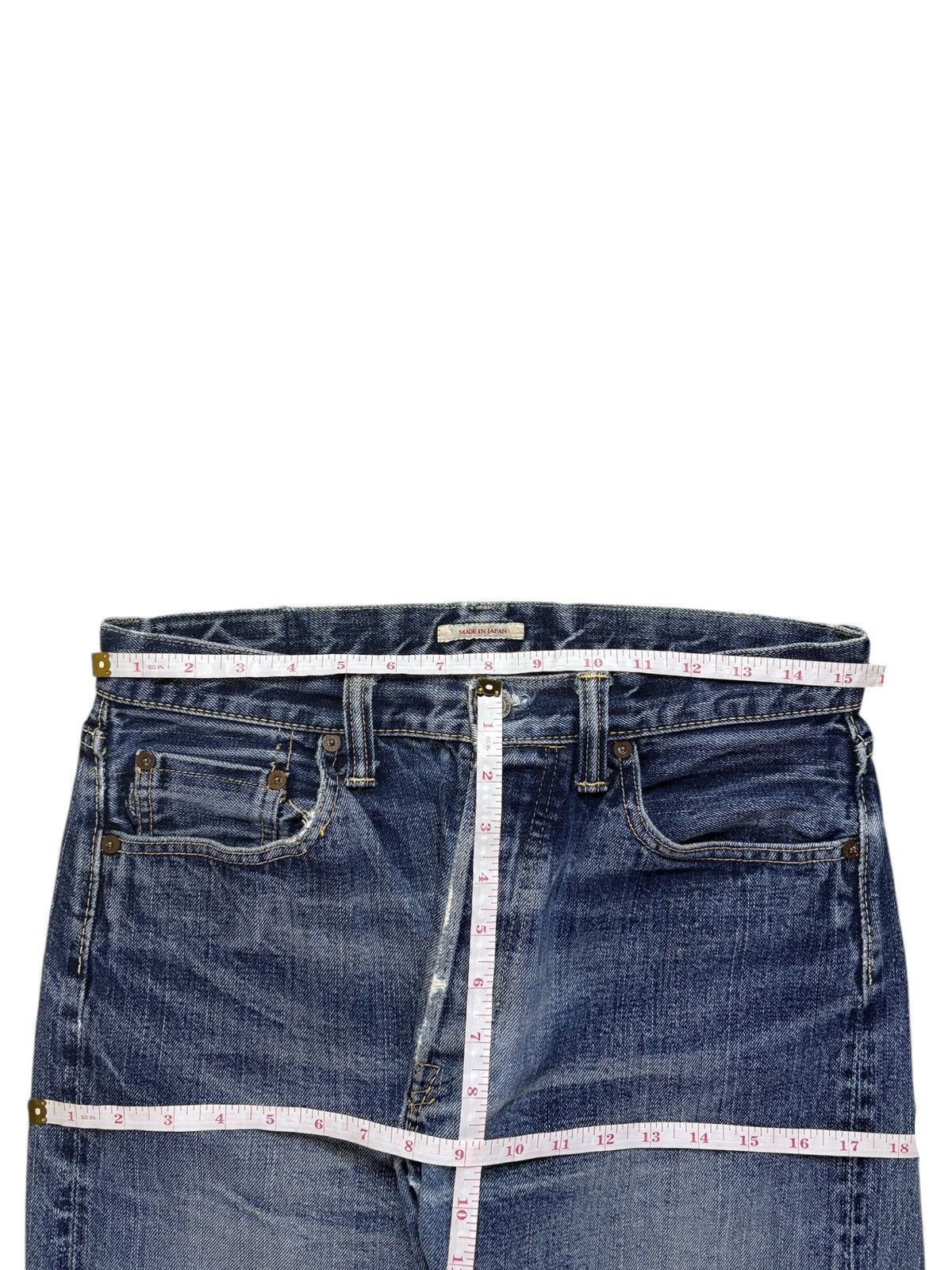 Eternal Vintage Eternal Japanese Selvedge Bartacks Loose Jeans Size US 31 - 12 Thumbnail