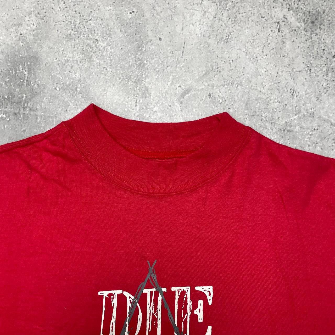 Band Tees × Vintage Vintage 90s Die Toten Hosen Spell Out Logo T Shirt Red Size US L / EU 52-54 / 3 - 4 Thumbnail