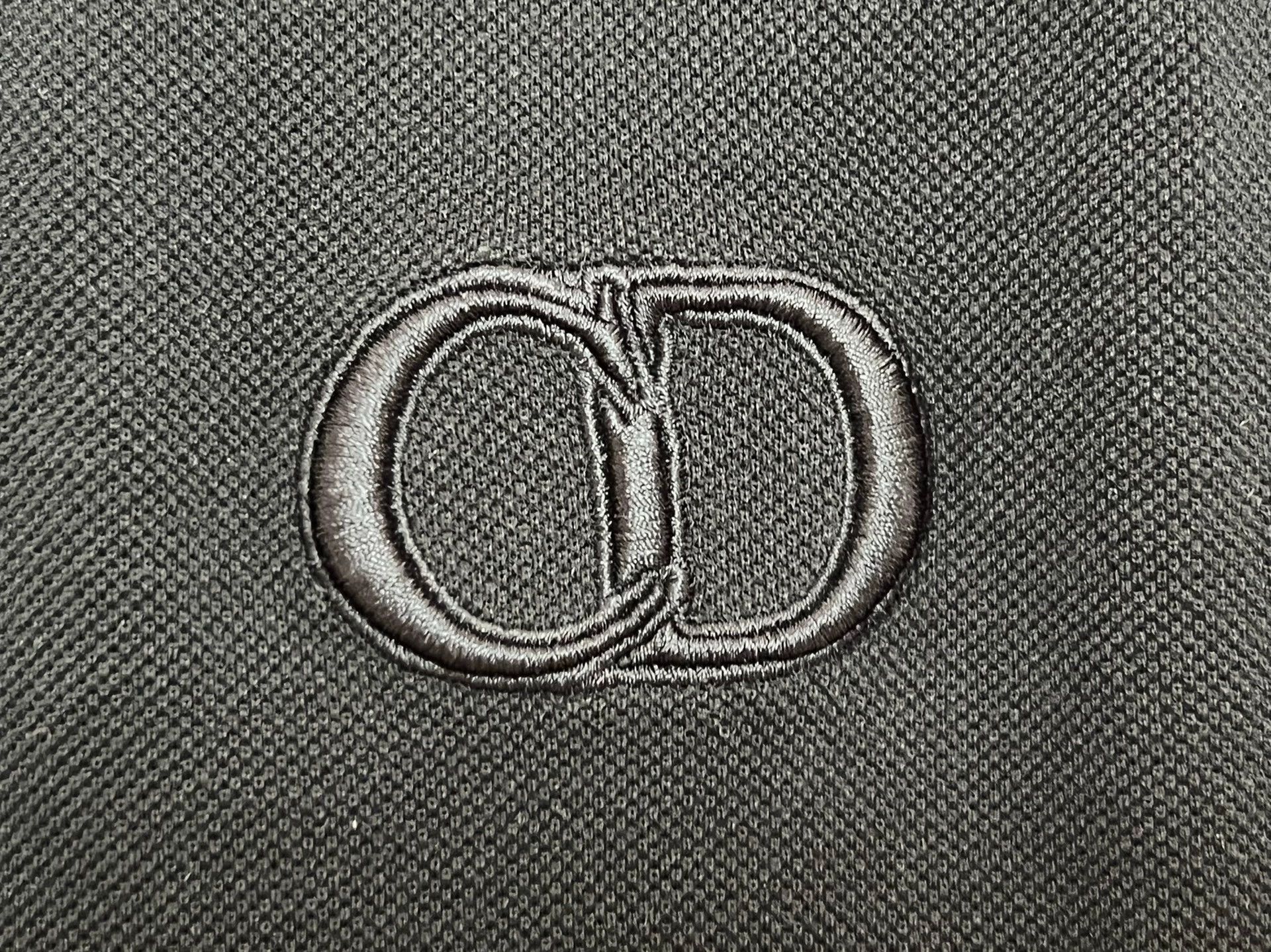 Dior Dior Black Polo Shirt XXL 100% Cotton Regular Fit Size US XXL / EU 58 / 5 - 3 Thumbnail