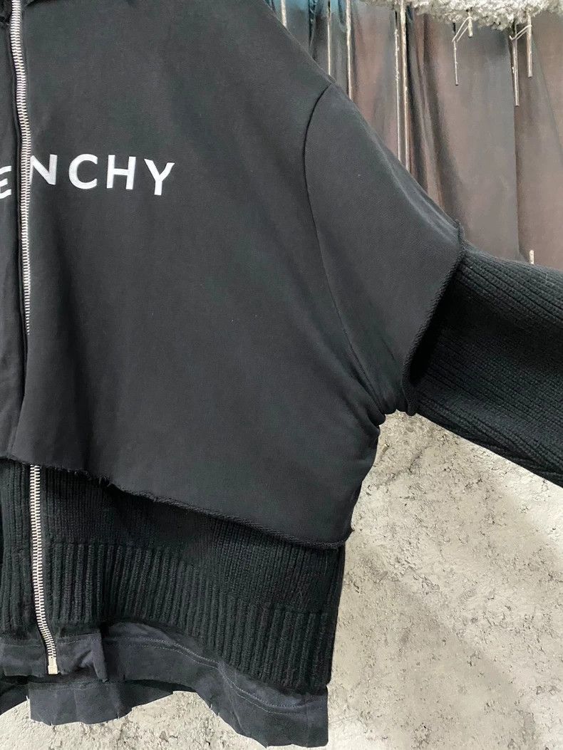 Givenchy Givenchy Patchwork Deconstructed Zip-Up Hoodie Size US L / EU 52-54 / 3 - 5 Thumbnail