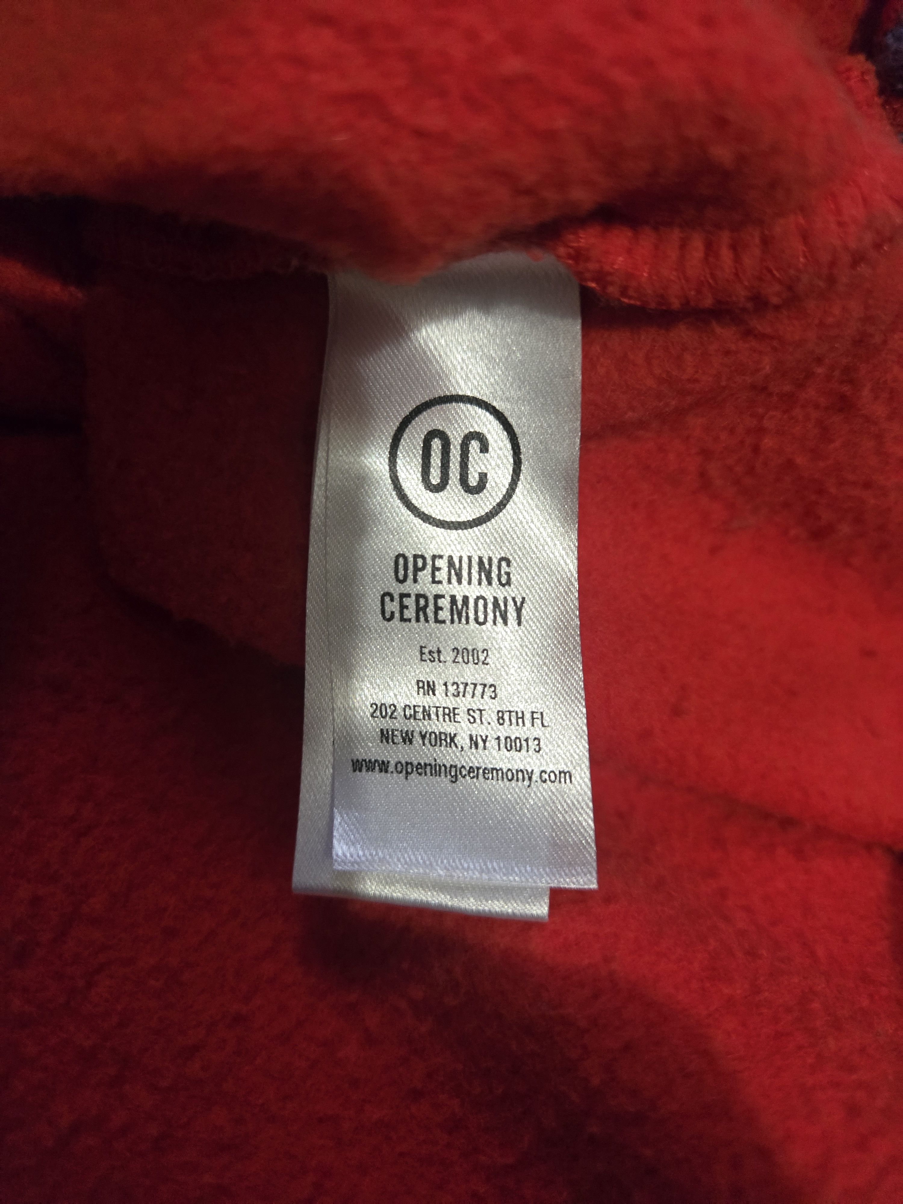 Opening Ceremony Opening Ceremony S Red Spell Out Elastic Logo hoodie Size US S / EU 44-46 / 1 - 3 Thumbnail