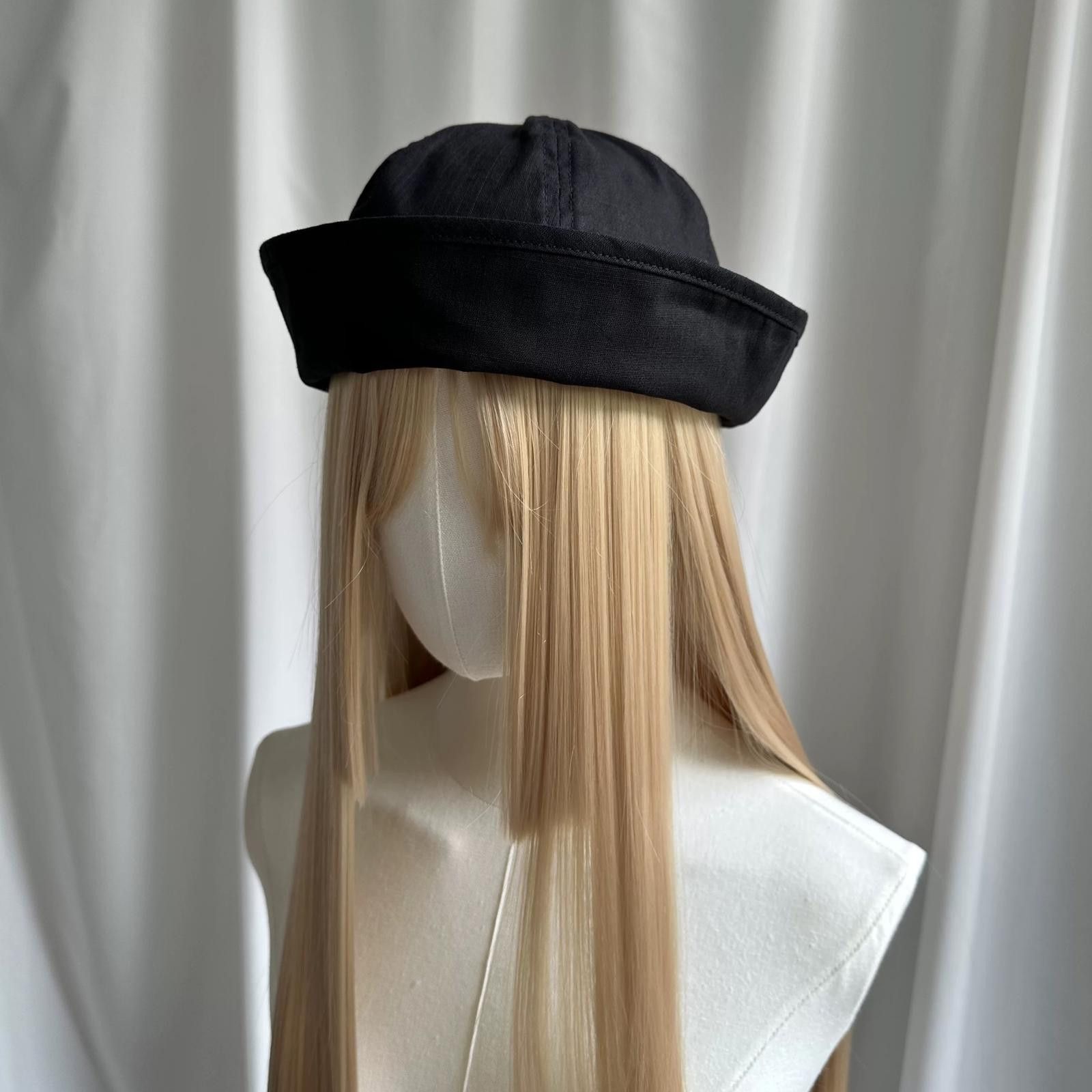 Japanese Brand Retro Black Beret Sailor Cap – Y2K French Girl Aesthetic Size ONE SIZE - 1 Thumbnail