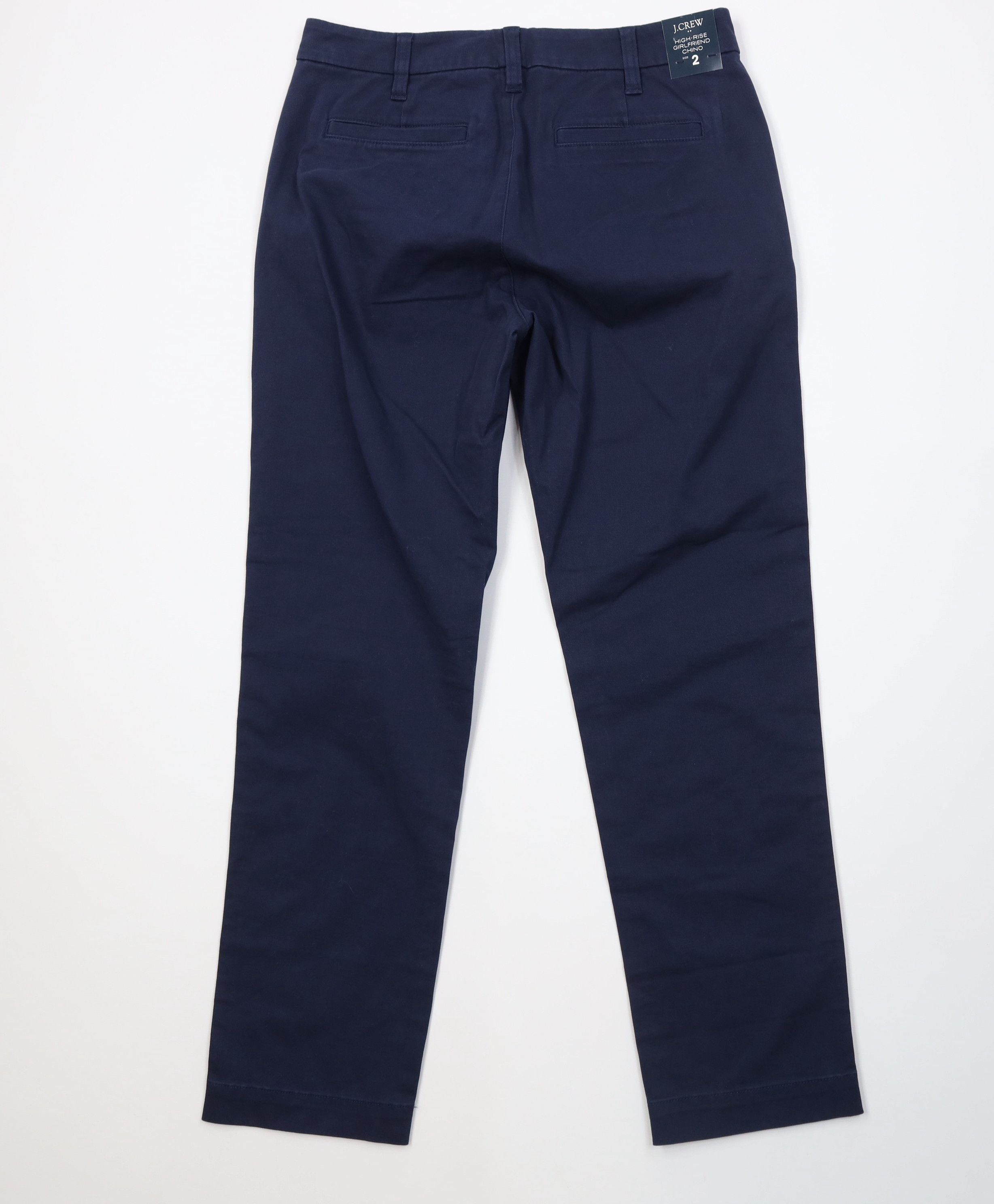 J.Crew New J Crew Girlfriend Chino Pants Trousers Navy Blue Size 26" / US 2 / IT 38 - 8 Thumbnail