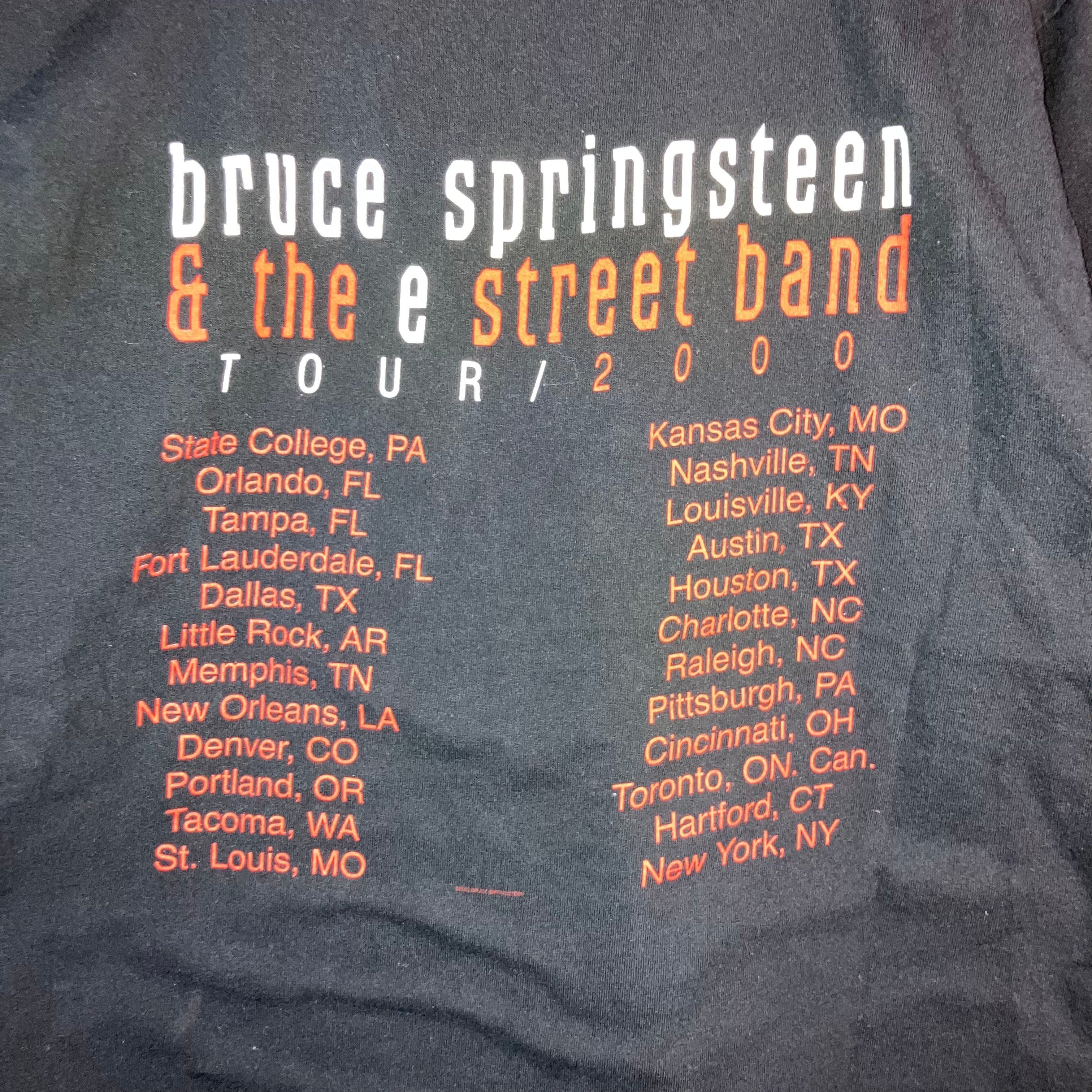 Vintage Vintage Y2K 2000 Bruce Springsteen Tour Tee Size Large Size US L / EU 52-54 / 3 - 5 Thumbnail