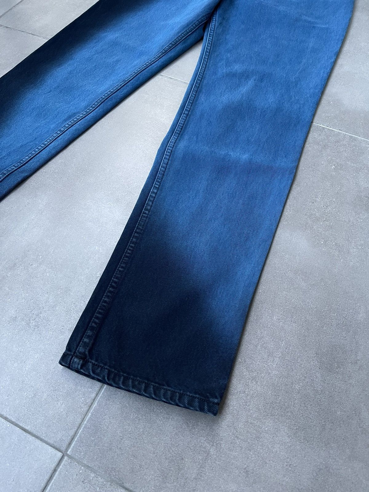 Eckhaus Latta !DS! SS23 Eckhaus Latta Moon Wash Blue Denim Pants Size US 32 / EU 48 - 7 Thumbnail