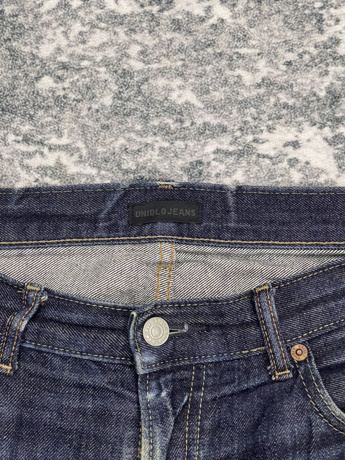 Kaihara Denim Uniqlo Kaihara Selvedge Distressed Jeans Size US 33 - 4 Thumbnail