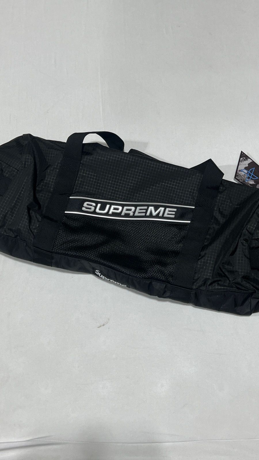 SUPREME DUFFLE BAG, BLACK, FW21