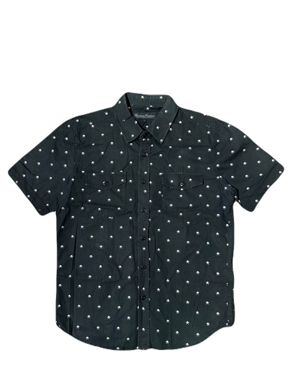 If Six Was Nine Japanese brand Bareback Realdress shirt - polkadots skull Size US L / EU 52-54 / 3 - 1 Thumbnail