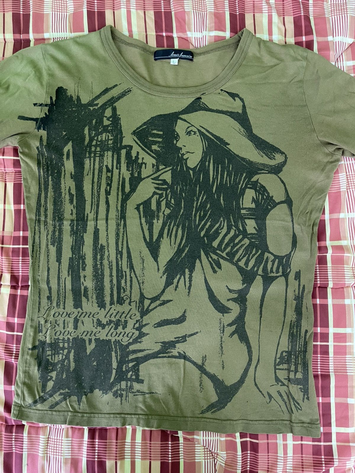 Japanese Brand Vintage Armee Francaise Hysteric Glamour Shirt Tee Size US L / EU 52-54 / 3 - 7 Thumbnail