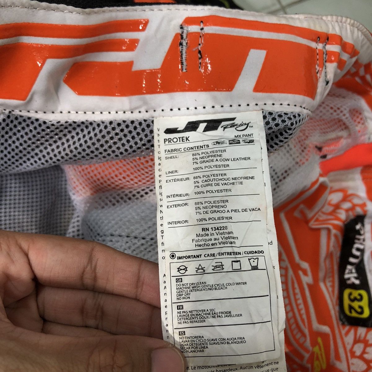 Japanese Brand 🔥Motor Cross Biker Pants Protek Rare Design Size US 30 / EU 46 - 15 Thumbnail