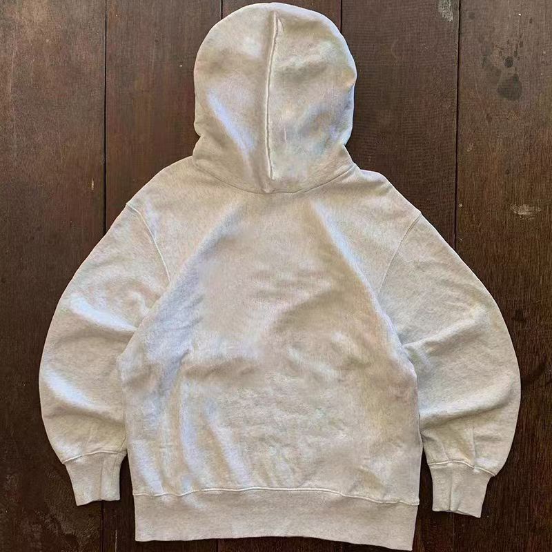 Japanese Brand × Vintage Grey puppy print retro all-match hooded sweatshirt Size US L / EU 52-54 / 3 - 2 Thumbnail